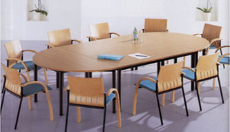 Oval Split table